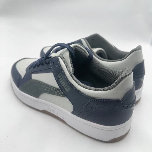 Mens Size 11.5 PUMA Sneakers Rebound Joy Lace Up Navy Blue White Grey main image 5